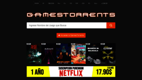 What Gamestorrents.com website looked like in 2022 (2 years ago)