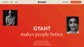 What Gyant.com website looked like in 2022 (2 years ago)