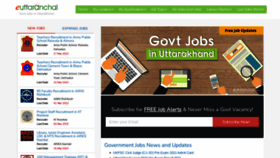 What Govt-jobs.euttaranchal.com website looked like in 2022 (2 years ago)