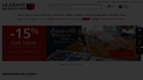 What Geant-beaux-arts.fr website looked like in 2022 (2 years ago)