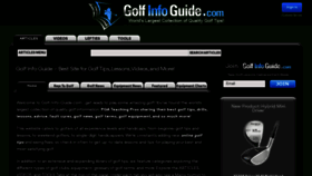 What Golf-info-guide.com website looked like in 2022 (2 years ago)