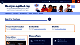 What Georgialegalaid.org website looked like in 2022 (2 years ago)
