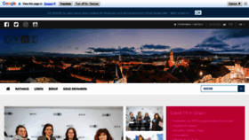 What Graz.at website looked like in 2022 (2 years ago)