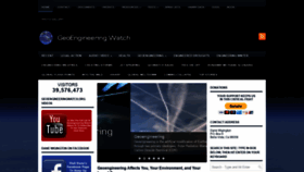 What Geoengineeringwatch.org website looked like in 2022 (2 years ago)