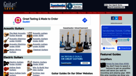 What Guitarsite.com website looked like in 2022 (2 years ago)