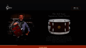 What Gretschdrums.com website looked like in 2022 (2 years ago)