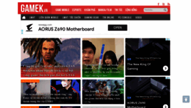 What Gamek.vn website looked like in 2022 (2 years ago)