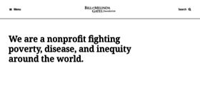 What Gatesfoundation.org website looked like in 2022 (2 years ago)