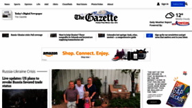 What Gazette.com website looked like in 2022 (2 years ago)