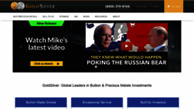 What Goldsilver.com website looked like in 2022 (2 years ago)
