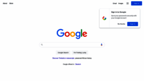 What Google.de website looked like in 2022 (2 years ago)