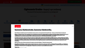 What Gratka.pl website looked like in 2022 (2 years ago)