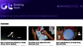 What Guidingtech.com website looked like in 2022 (2 years ago)