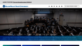 What Gvsu.edu website looked like in 2022 (2 years ago)