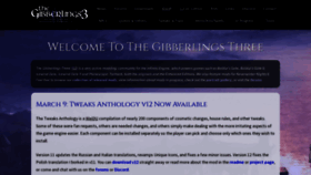 What Gibberlings3.net website looked like in 2022 (2 years ago)