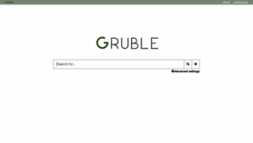 What Gruble.de website looked like in 2022 (2 years ago)