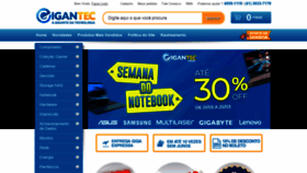 What Gigantec.com.br website looked like in 2022 (2 years ago)