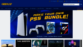 What Geekaygames.com website looked like in 2022 (2 years ago)
