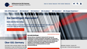 What Gs1-germany.de website looked like in 2022 (2 years ago)