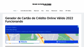 What Geradordecartaodecredito.info website looked like in 2022 (2 years ago)