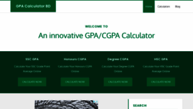 What Gpacalculatorbd.com website looked like in 2022 (2 years ago)