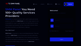 What Gotosmmpanel.com website looked like in 2022 (3 years ago)