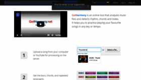 What Getharmony.net website looked like in 2022 (3 years ago)