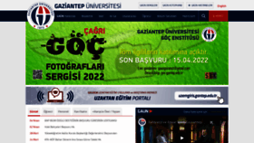 What Gantep.edu.tr website looked like in 2022 (2 years ago)