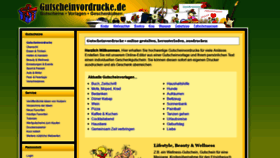 What Gutscheinvordrucke.de website looked like in 2022 (2 years ago)
