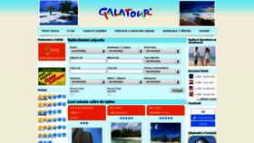 What Galatour.cz website looked like in 2022 (2 years ago)