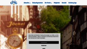 What Gwg-gruenberg.de website looked like in 2022 (3 years ago)