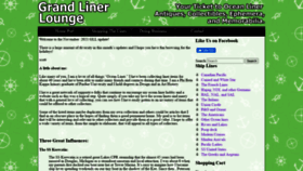 What Grandlinerlounge.com website looked like in 2022 (2 years ago)