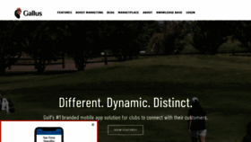 What Gallusgolf.com website looked like in 2022 (2 years ago)