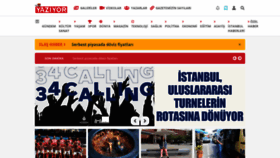 What Gazeteyaziyor.com.tr website looked like in 2022 (4 years ago)