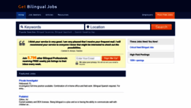 What Getbilingualjobs.net website looked like in 2022 (2 years ago)