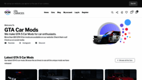 What Gtacarmods.com website looked like in 2022 (2 years ago)
