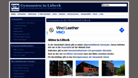 What Gymnasium-luebeck.de website looked like in 2022 (2 years ago)