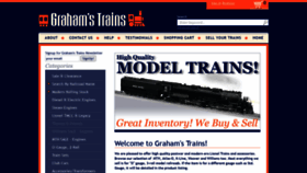 What Grahamstrains.com website looked like in 2022 (2 years ago)