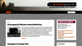 What Geschichtsspuren.de website looked like in 2022 (3 years ago)