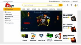 What Gameghor.com website looked like in 2022 (2 years ago)