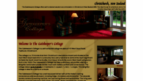What Gatecottage.co.nz website looked like in 2011 (13 years ago)