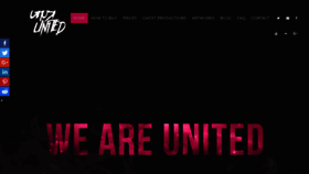 What Ghostunited.com website looked like in 2022 (2 years ago)