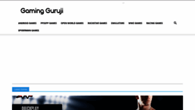 What Gamingguruji.com website looked like in 2022 (2 years ago)