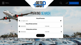What Gotoairportparking.com website looked like in 2022 (2 years ago)
