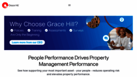 What Gracehill.com website looked like in 2022 (1 year ago)