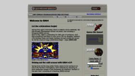 What Gamebase64.com website looked like in 2022 (2 years ago)