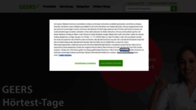 What Geers.de website looked like in 2022 (2 years ago)