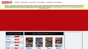 What Gazeteler.tv website looked like in 2022 (1 year ago)