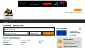 What Greattampajobs.com website looked like in 2022 (2 years ago)