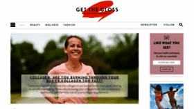 What Getthegloss.com website looked like in 2022 (1 year ago)